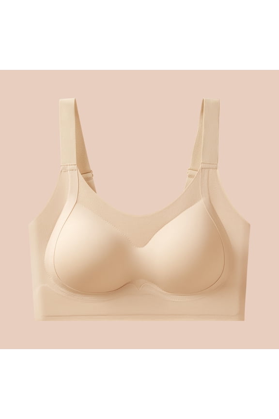 Wireless Bras for Women Seamless Adjustable Strap Stretch Full Coverage Supportive Comfy Everyday Bras