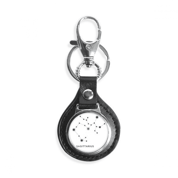 sagittarius constellation sign zodiac key link chain keyholder finder hook metal