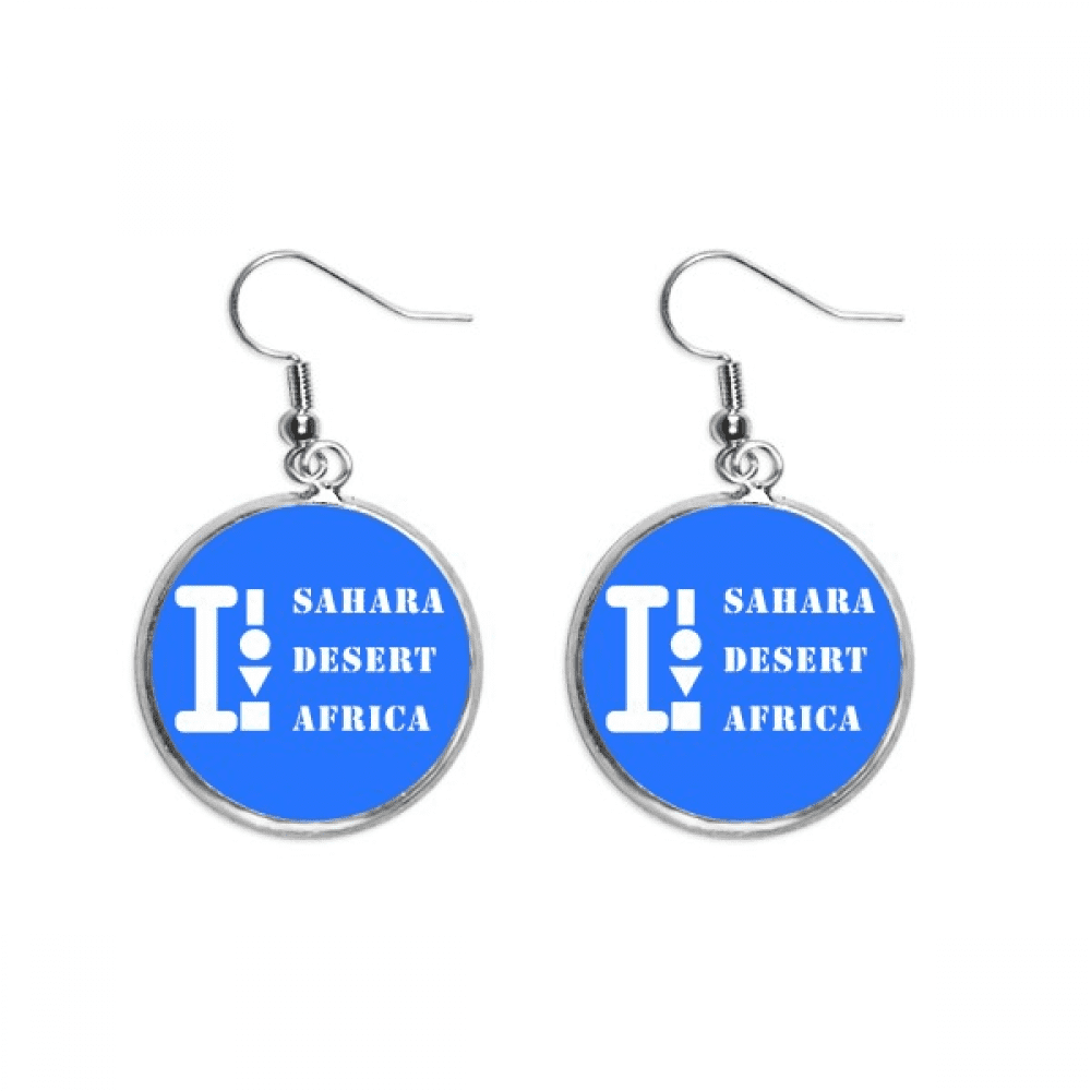 sahara desert afear dangle silver drop ear jewelry woman - Walmart.com