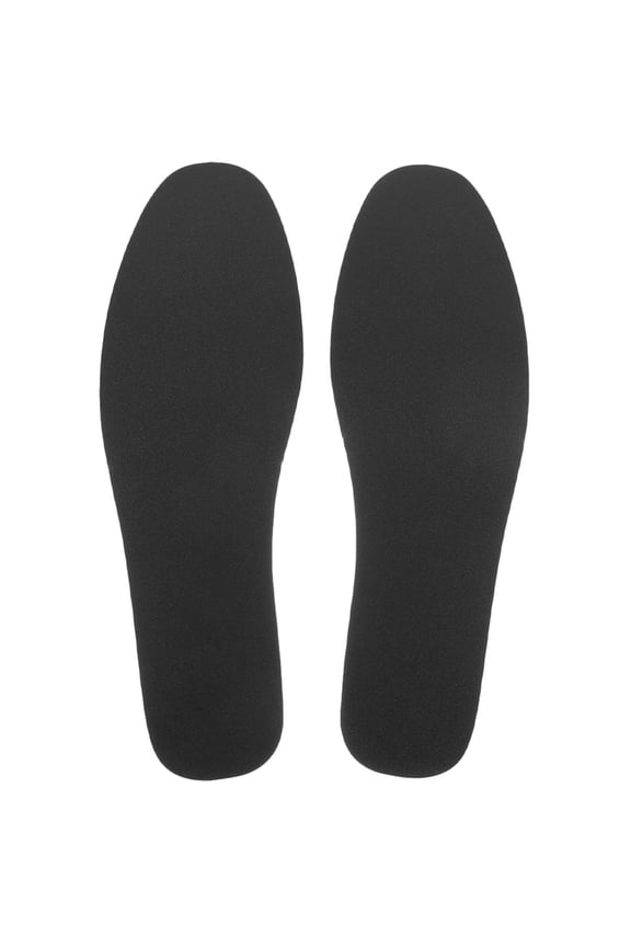 BESTYASH 1Pair Black Metal Insulated Shoe Insoles Puncture Resistant Inserts for Boots and Sports Shoes