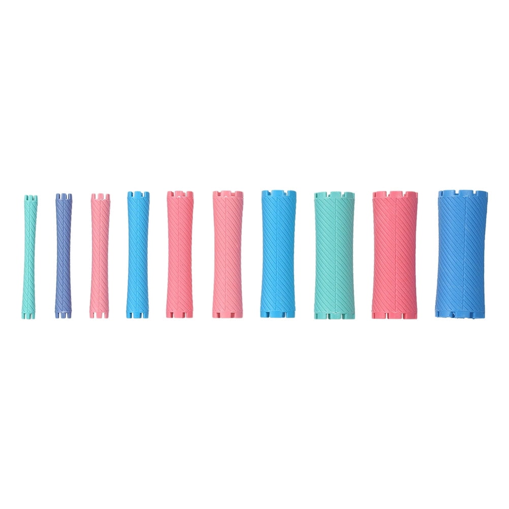 said 100Pcs Hair Rollers Wavy Hair Roller Perm Rod Reusable Hair Roller