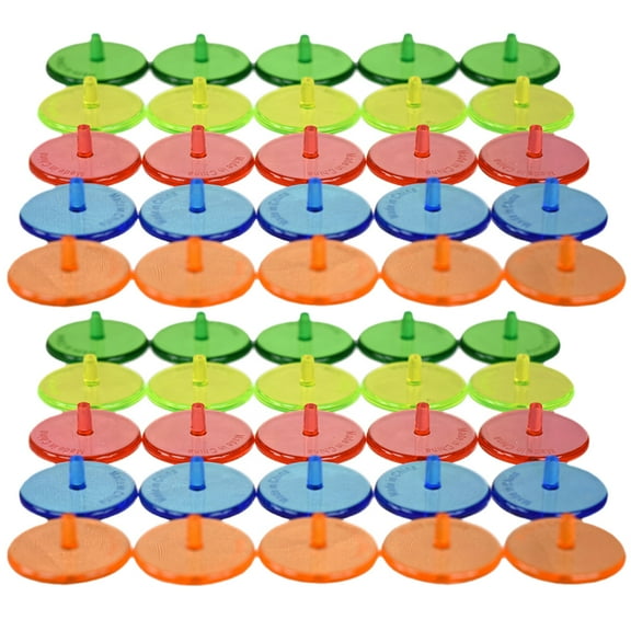 BESTYASH 150Pcs Golf Marker Tools Plastic Assorted Colors Practical Wear Resistant Golf Supplies