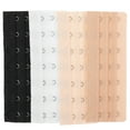 thumbnail image 1 of Worgeous Bra Extender Black Lingerie Extension Strap 4Pcs 5.1X2.0X0.1In, 1 of 6