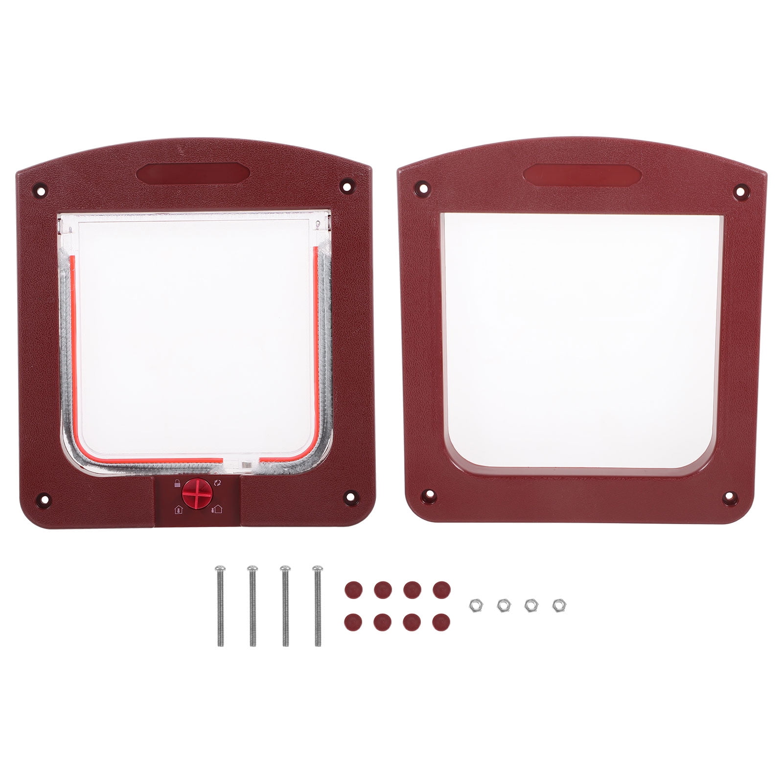 said Cat Flap Cat Door Dog Flap Small Animal Flap Puppy Kitten Door Heavy Duty Dog Door Walmart