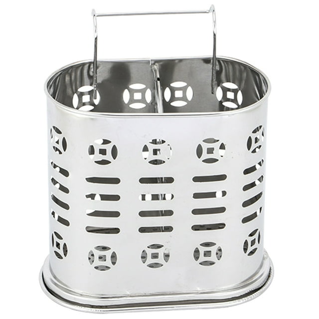 said Dishwasher Chopstick Basket Drying Rack Compartments Stainless Steel Utensils Holder