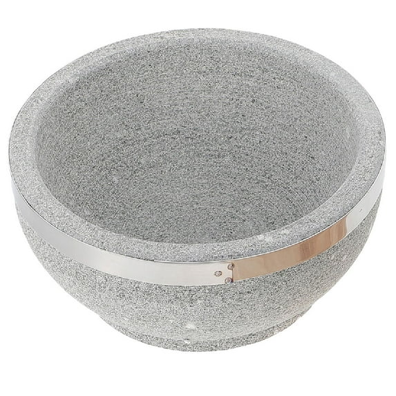 BESTYASH Heat Cooking Pot Korean Stone Bowl Granite Reheating Rice for Household Users 1Pack