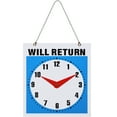 Said Open Sign Clock Double Sides Decorative Sign Hanging Board For ...