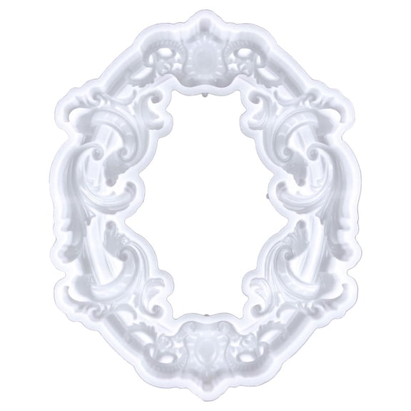BESTYASH 1Set Large Frame Silicone Mold for Craft Creation in White for Artists and Crafters