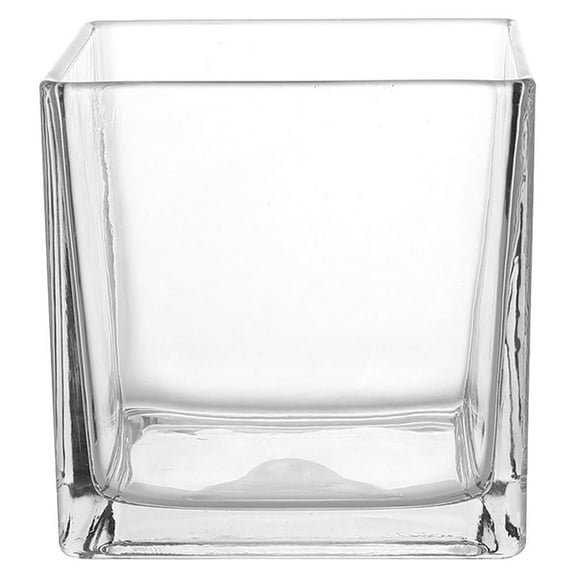 BESTYASH Transparent Glass Vase for Home and Office Decoration, Modern Re-Shaped Design, Elegant Flower Vase