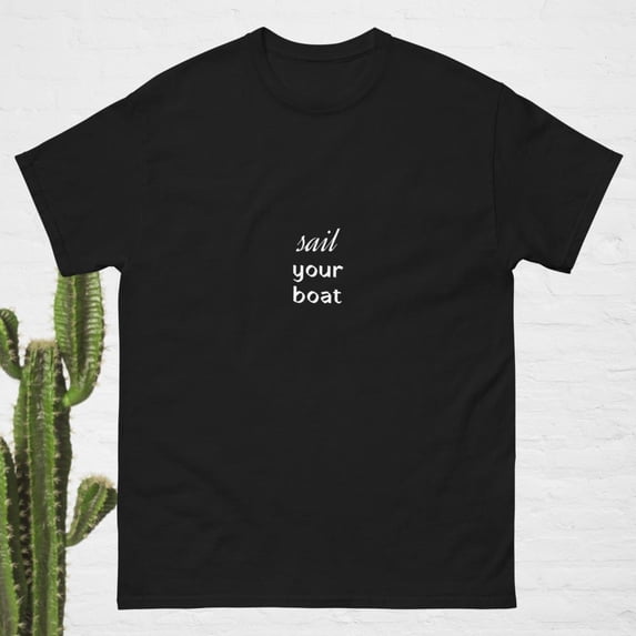 sail your boat (Black, M)