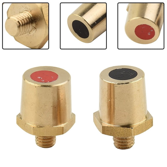 sailesiti 1 Pair Battery Pole Adapter Brass Battery Terminal Connector M8 Posts For Deep Cycle RB12-120 RB12-100 EXT100 EXT120