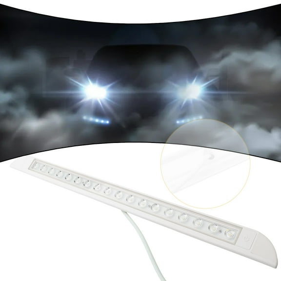 sailesiti 12-28VDC RV LED Waterproof Interior Lamps Light Bar RV Van Camper Exterior Lamp