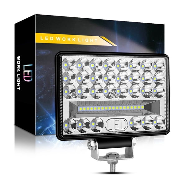 sailesiti 12V Car LED Work Lights Offroad Lightings Modified Engineering Spotlights