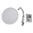 sailesiti 230MM Big Panel Rainfall Shower Head 6 Modes High Pressure