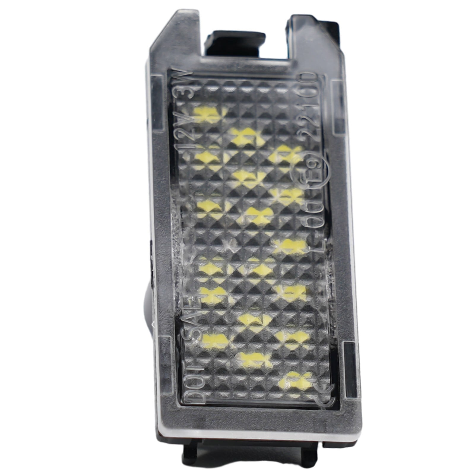 sailesiti 2Pcs Car Rear LED Number License Plate Light Assembly Fit For FIAT 500 2007-2019 High Quality Car Accessories