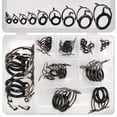 sailesiti 40/45Pcs Fishing Rod Guide Rings Guides Tip Set Repair Kit