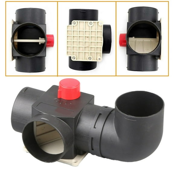 sailesiti 75MM Air Diesel Heater Vent Ducting T Branch Splitter L Elbow Pipe Joiner