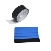 sailesiti Car Film High Gloss Vinyl Wrap Kits Black Chrome For Window Trim Car Film Anti-scratch Tape Waterproof Stickers Car Accessories