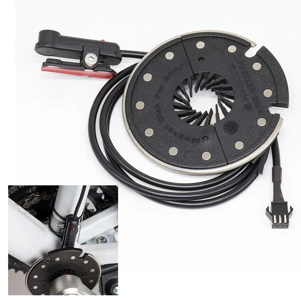 E-Bike Pedal Assist Sensor Mit 12 Magneten - Für Elektrofahrräder & Mountainbikes, 100 Cm Kabel