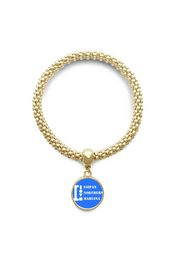 saipan northern mariana art deco fashion en chain bracelet pendant jewelry hand ornament