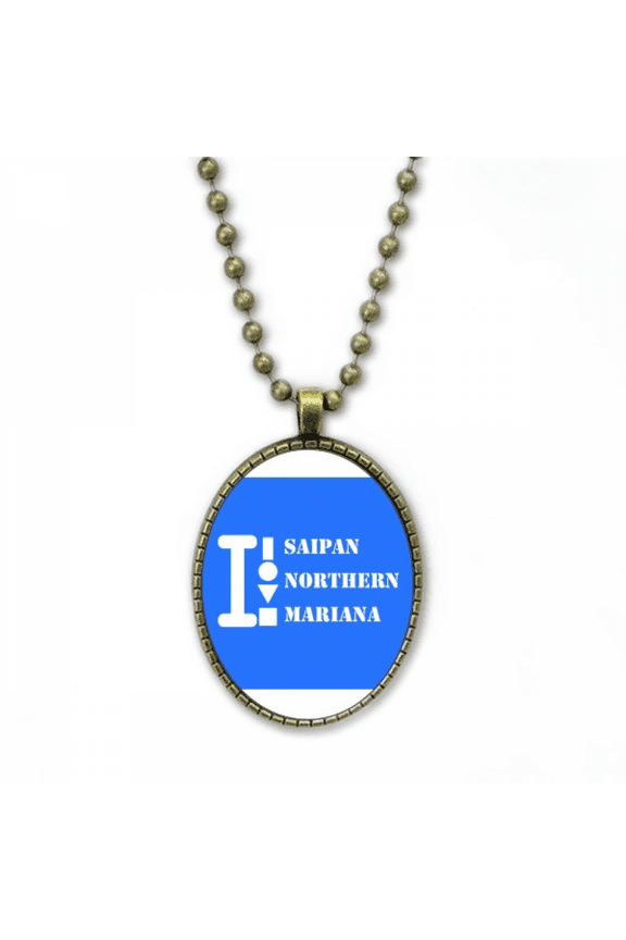 saipan northern mariana art deco fashion necklace vintage chain bead pendant jewelry collection