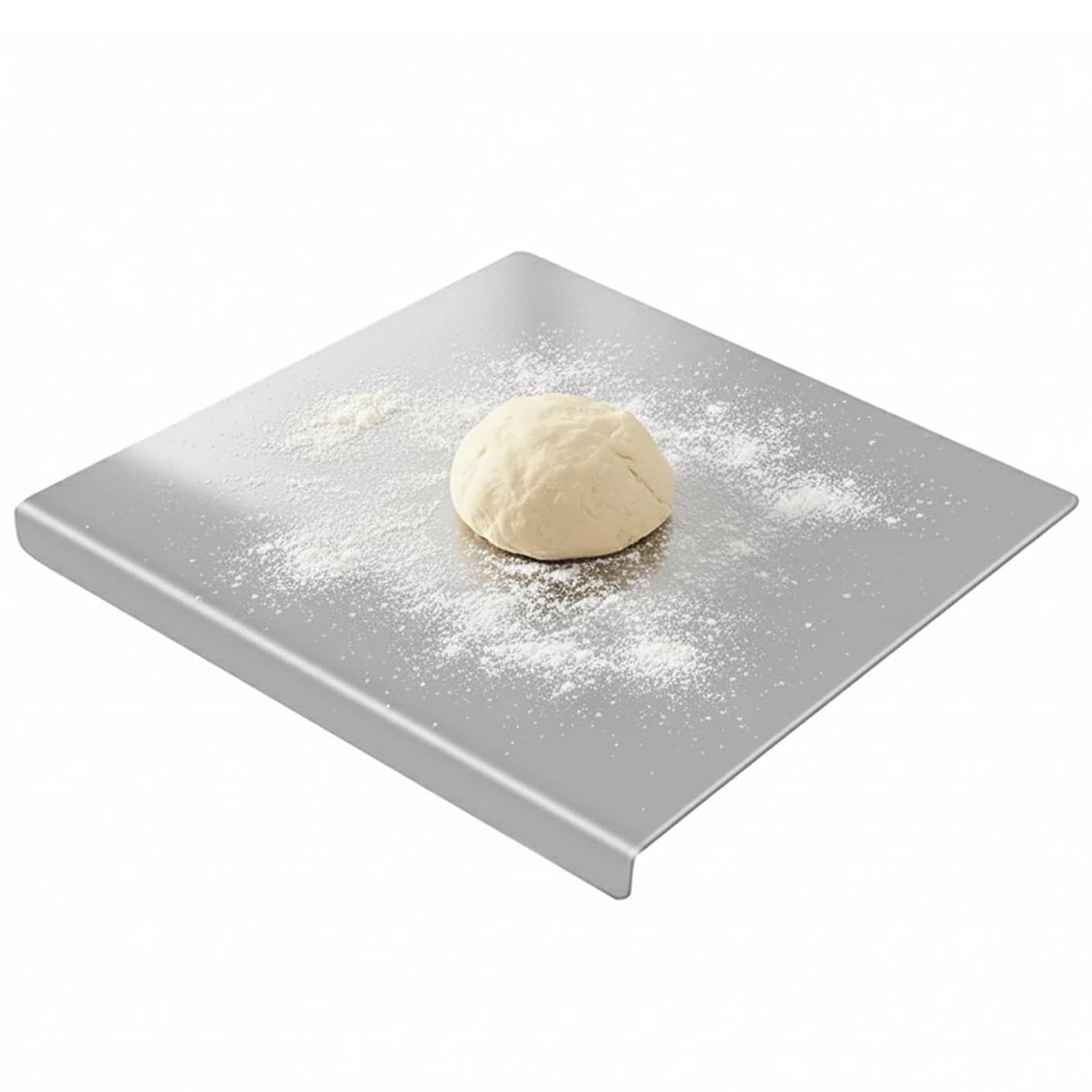 sakerplus stainless steel cutting board 11.8'' x 11.8'' (30x30 cm) with Lip,304 stainless steel kitchen cutting board,stainless steel chopping board,metal cutting boards for kitchen,Easy To Clean