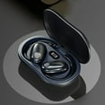 thumbnail image 1 of Open Ear Headphones, 35 Hours Playtime True Wireless Open Ear Earbuds with Ear Hooks, Air Conduction Headphones, Bluetooth 5.3, Clear Calls, IPX6 Waterproof Wireless Earphones, 1 of 8