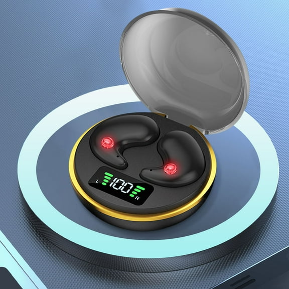 Sleep Earbuds, Noise Blocking Sleep Headphones, Small Earplugs for Side Sleepers, 80H Playtime, Stream Content via Bluetooth 5.3, Sleep Monitor, Personal Alarm