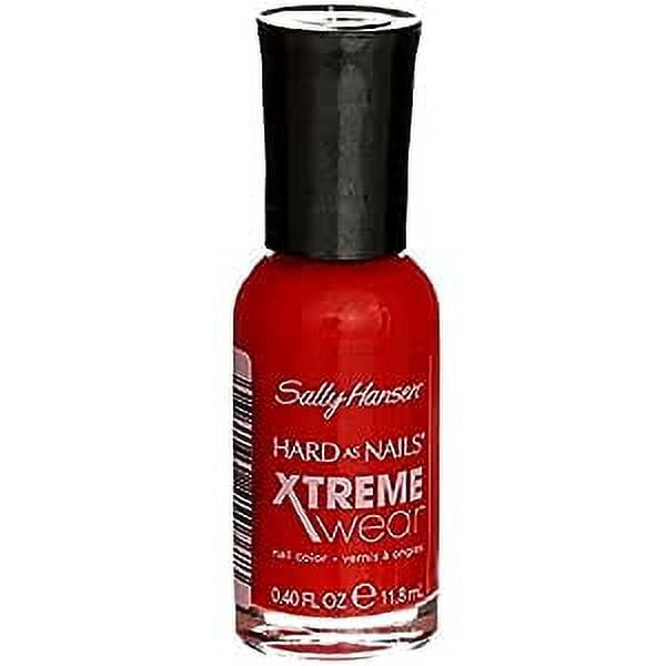 sally hansen xtreme wear nail color 302 red-ical rockstar