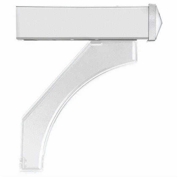 Salsbury Industries 4377WHT Arm Kit Replacement for Deluxe Post for 1 Roadside Mailbox, White