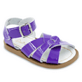 thumbnail image 1 of salt water sandals by hoy shoe original sandal (toddler/little kid/big kid/women's), shiny purple, 3 m us infant, 1 of 7