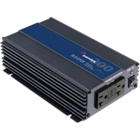 samlex america pst-300-12 pure sine inverter, 12v, 120 vac, 300w