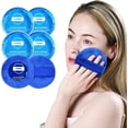 thumbnail image 1 of samply Small Gel Ice Packs for Boo Boos, Cold Packs for Injuries Reusable Pain Relief, Headaches and Toothaches,Eyes, Face, 4 Pack Mini Round Ice Packs with 2 Covers for Cold Compress, 1 of 7