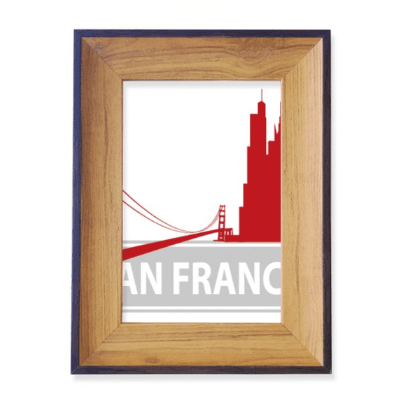 san francisco amecountry city outline photo frame exhibition display art desktop painting