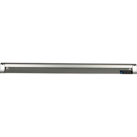 san jamar CK6536A Anodized Aluminum Slide Check Rack, 36 inch Length x 3/4 inch Width x 2 inch Height