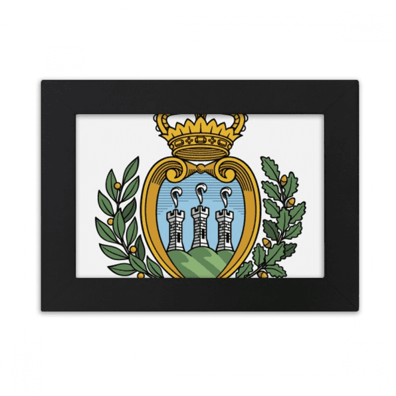 san marino eu national emblem desktop photo frame ornaments picture art painting