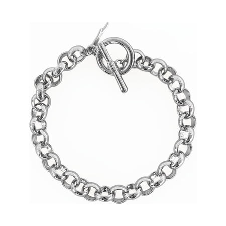 sanctuaire Round Chain Link Bracelet Silver
