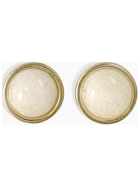 Round Serenity Stone Studs
