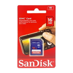sandisk 16gb sd hc memory card - (sdsdb-016g, bulk packaging)