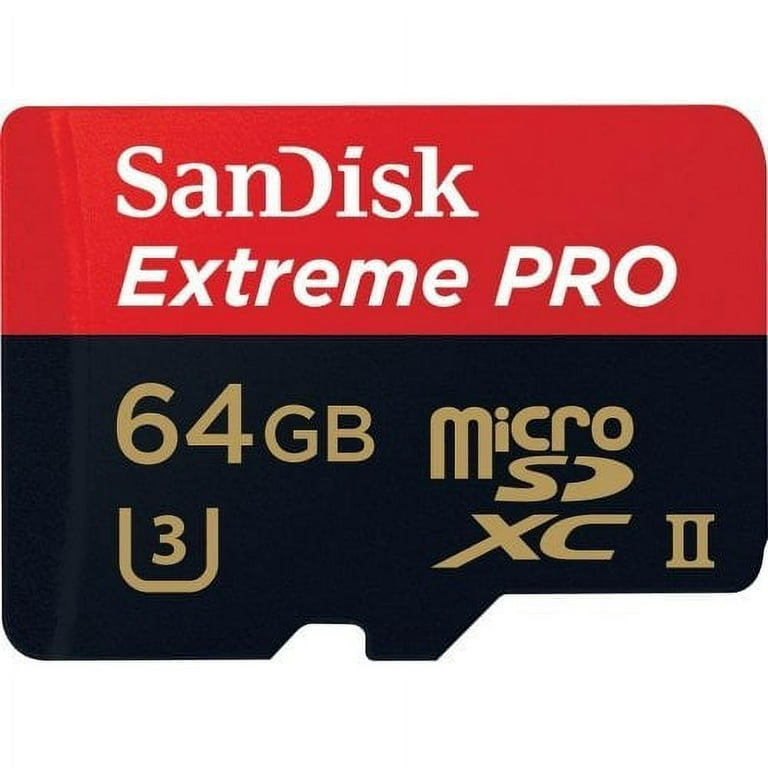 SD Extreme Pro 64Go UHS-II 300Mo/s V90 SanDisk