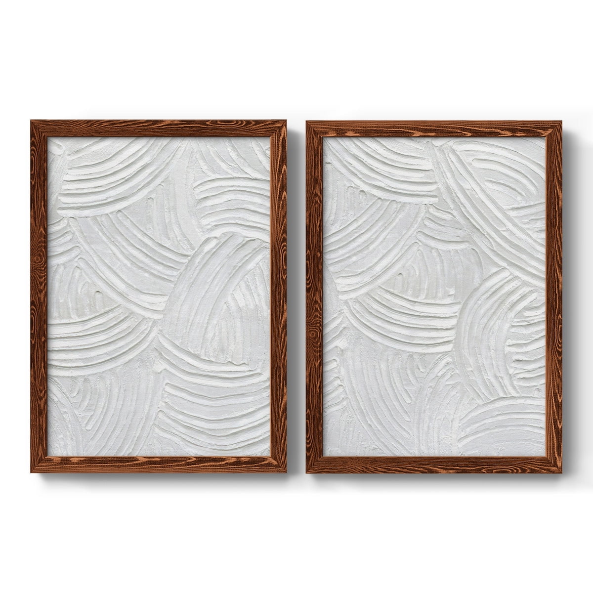 Sandstone Grooves I - Premium Framed Canvas 2 Piece Set - Ready to Hang