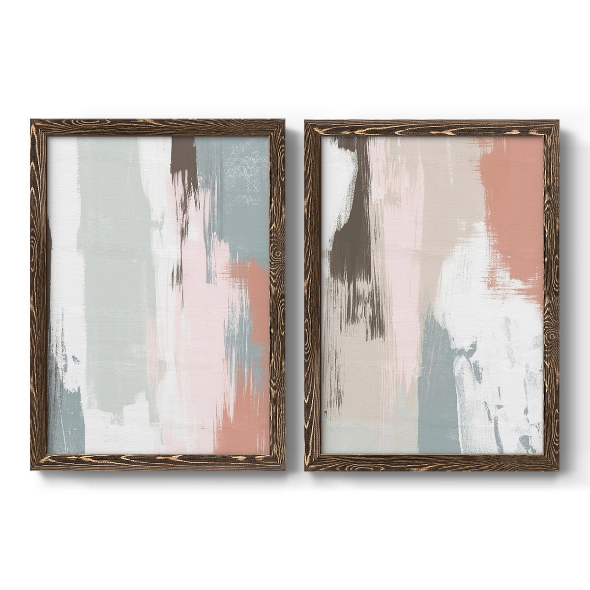 Sandstone Peel III - Premium Framed Canvas 2 Piece Set - Ready to Hang