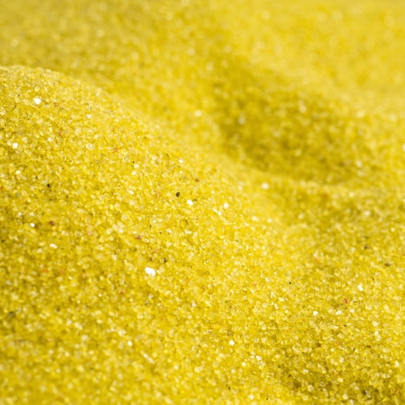 Sandtastik Coarse Colored Sand, Yellow - 10 lb