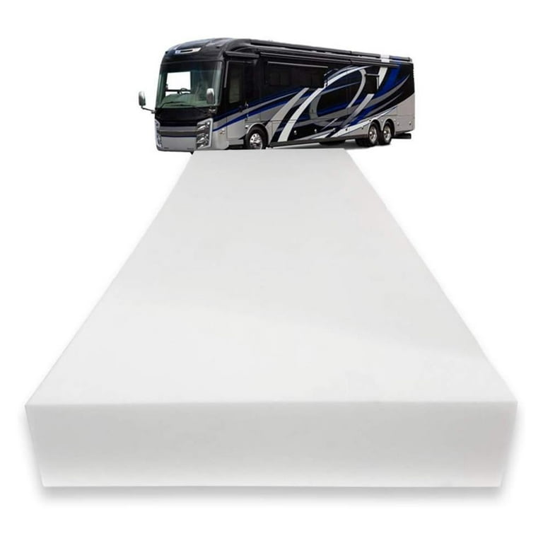 saney 1 8 x 30 x 80 Camper RV Travel High Density Bunk Mattress Foam Replacement Made in USA Comfortable Travel Trailer Certified Cover Not Included Walmart