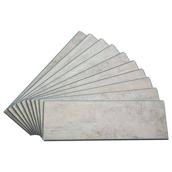 saney 22.8" x 7.31" Interlocking Vinyl Waterproof Backsplash Tiles in Wind Gust - Grout-, Easy Install & UV Resistant, Ideal for Kitchen & Bathroom (10 Pack)