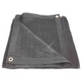 saney 30'x40' Black 70 Shade Mesh Tarp for Outdoor w/Grommets 6 Oz