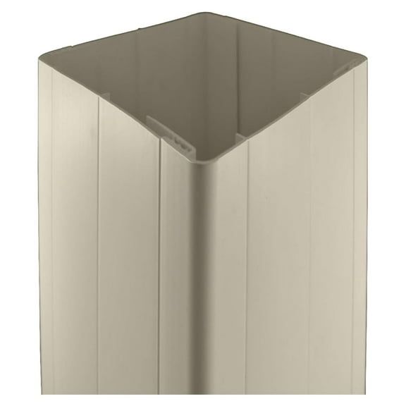 saney 6x6 Vinyl Post Wrap – Weatherproof Premium Outdoor Vinyl Porch Post Wrap for Quickly Refreshing Existing Deck, Patio, and Porch Posts (6"x6"x96", Tan)