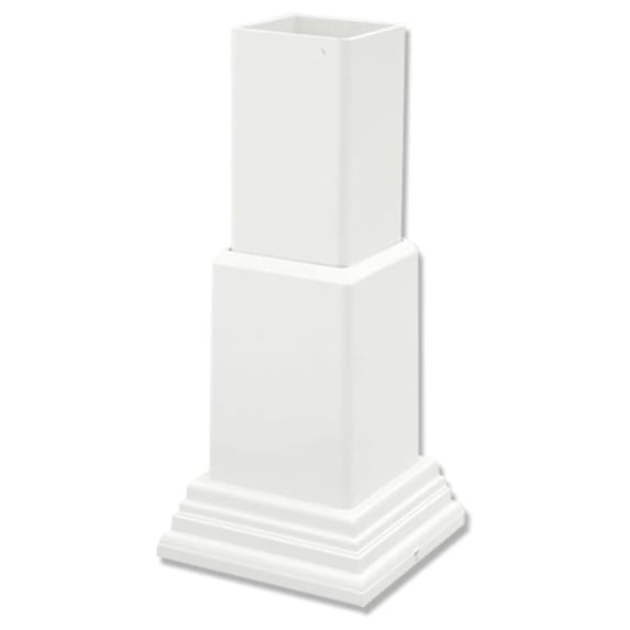 saney Adjustable Footblock PC Color White