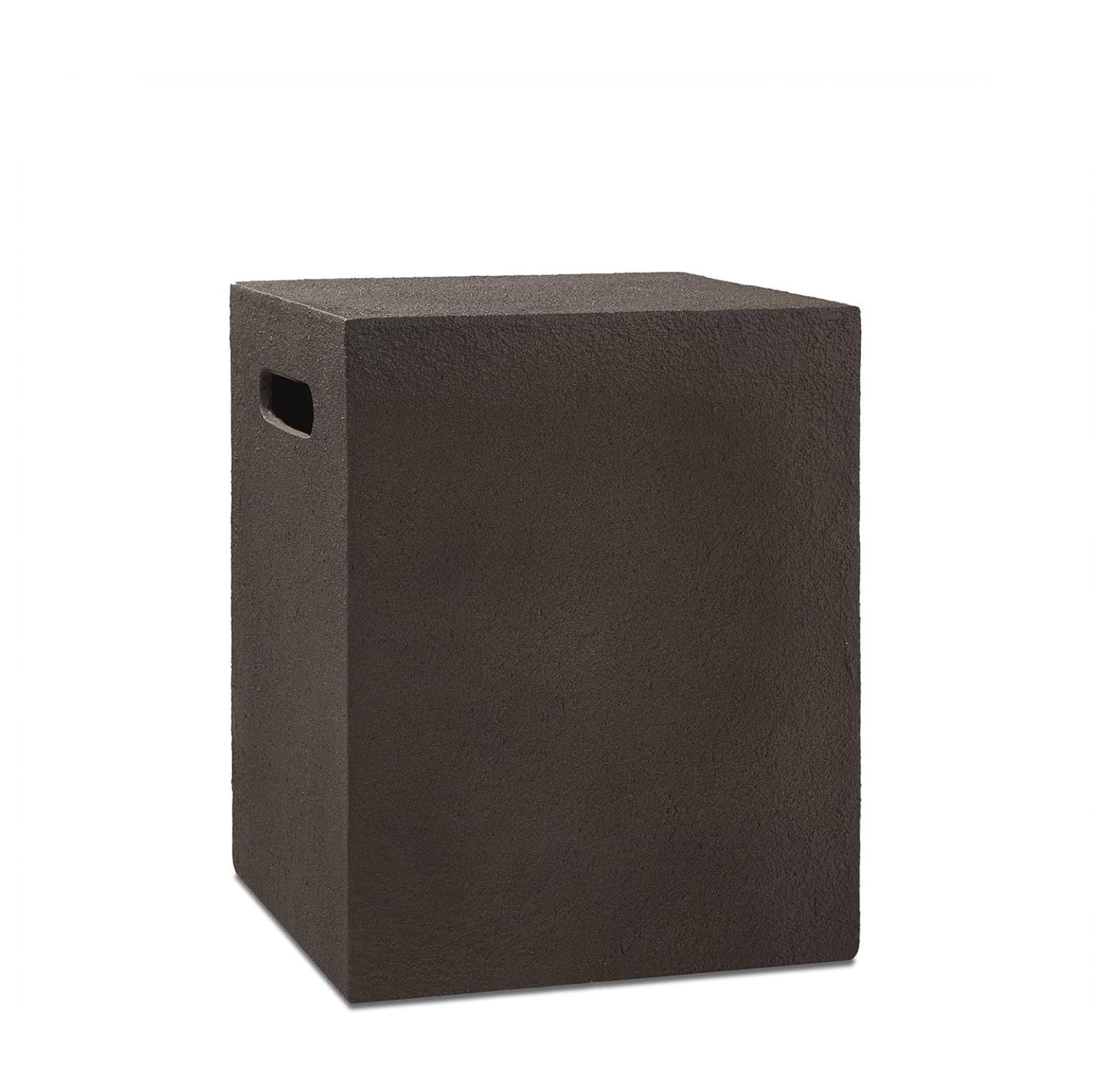 Baltic Kodiak Brown Steel Propane Tank Cover Side Table