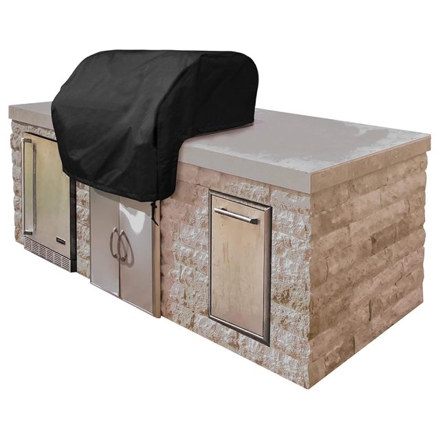 saney Builtin Grill Cover HeavyDuty Polyester, Weather Resistant